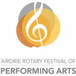Airdrie Performing Arts Society Airdrie Rotary Festival of Performing Arts Logo